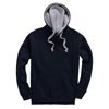 W73 Contrast Hoodie Navy / Grey colour image