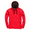 W73 Contrast Hoodie Red / Black colour image