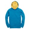 W73K Kids Contrast Hoodie Turquoise / Yellow colour image