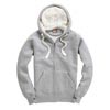 W81PF Ultra Premium Zip Hoodie Dusty Grey / Orchid White colour image