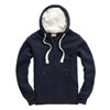 W81PF Ultra Premium Zip Hoodie French Navy / Orchid White colour image