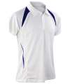 S177M Spiro Team Spirit Polo White / Navy colour image