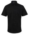 PR236 Signature Oxford Short Sleeve Shirt Black colour image
