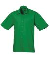 PR202 Short Sleeve Poplin Shirt Emerald colour image
