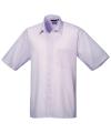 PR202 Short Sleeve Poplin Shirt Lilac colour image