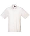PR202 Short Sleeve Poplin Shirt White colour image