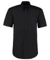 KK109 Corporate Oxford shirt short sleeved Black colour image