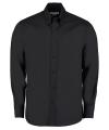 KK188 Tailored Fit Premium Oxford Shirt Long Sleeve Black colour image