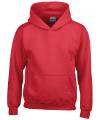 GD57B 18500B Heavy Blend™ Youth Hooded Sweatshirt Red colour image