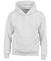 GD57B 18500B Heavy Blend™ Youth Hooded Sweatshirt White colour image