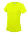JC005 Ladies Sports T-Shirt Electric Yellow colour image