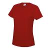 JC005 Ladies Sports T-Shirt Fire Red colour image