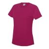 JC005 Ladies Sports T-Shirt Hot Pink colour image
