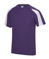 JC003 Contrast Cool T-Shirt Purple / Arctic White colour image