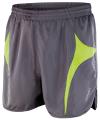 S183X Micro lite Training Shorts Grey / Lime colour image