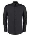 KK192 Slim Fit Business Shirt Long Sleeve Black colour image