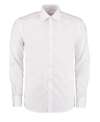 KK192 Slim fit business shirt long sleeve White colour image