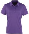 PR616 Women's Coolchecker™ Pique Polo Purple colour image