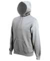 KB443 Heavy Contrast Hoody Oxford Grey colour image