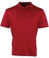 PR615 Coolchecker™ Pique Polo Burgundy colour image