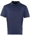PR615 Coolchecker™ Pique Polo Navy colour image