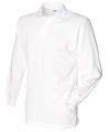 FR100 Long Sleeve Plain Rugby Shirt White / White colour image