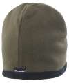 RC142 Reversible microfleece bob hat Olive / Black colour image