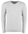 KK352 Arundel V Neck Sweater Long Sleeve Silver Grey colour image