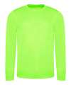 JC002 Long Sleeve Cool T-Shirt Electric Green colour image