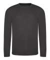 JC002 Long Sleeve Cool T-Shirt Charcoal colour image