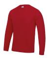 JC002 Long Sleeve Cool T-Shirt Fire Red colour image