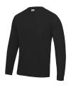 JC002 Long Sleeve Cool T-Shirt Jet Black colour image