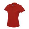 JC045 Ladies Sports Polo Shirt Fire Red colour image