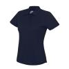 JC045 Ladies Sports Polo Shirt French Navy colour image