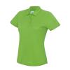 JC045 Ladies Sports Polo Shirt Lime Green colour image