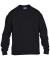 GD56B 18000B Kids Heavy Blend™ Sweatshirt Black colour image