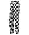 PR553 Essential chef's trouser Black / White (Big Check) colour image