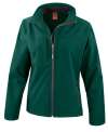 R121F Women's Classic Soft Shell Jacket Bottle Green colour image