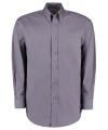KK105 Corporate Oxford shirt long sleeved Charcoal colour image