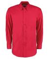 KK105 Corporate Oxford shirt long sleeved Red colour image