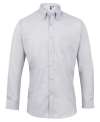 PR234 Signature Oxford long sleeve shirt Silver colour image