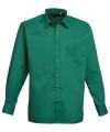 PR200 Long Sleeve Poplin Shirt Emerald colour image