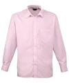 PR200 Long Sleeve Poplin Shirt Pink colour image