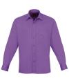PR200 Long Sleeve Poplin Shirt Rich Violet colour image