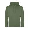 JH001 College Hoodie EARTHY GREEN colour image