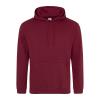 JH001 College Hoodie Burgundy colour image