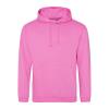 JH001 College Hoodie Candyfloss Pink colour image