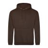 JH001 College Hoodie Hot Chocolate colour image