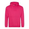 JH001 College Hoodie Hot Pink colour image
