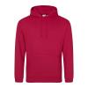 JH001 College Hoodie Red Hot Chilli colour image